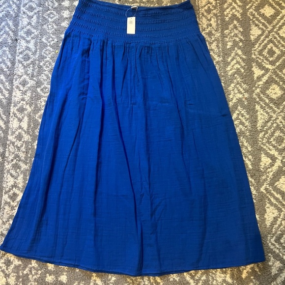 NWT Old Navy Royal Blue A-Line Skirt  size L (i108) - Picture 1 of 8